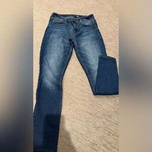 Old Navy Women's Straight Leg Jeans - Dark Blue